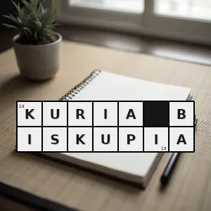 Hasło krzyżówkowe zespół urzędów kościelnych na terenie danej diecezji - kuria biskupia – rozwiązanie, synonimy, podpowiedzi i definicje krzyżówkowe